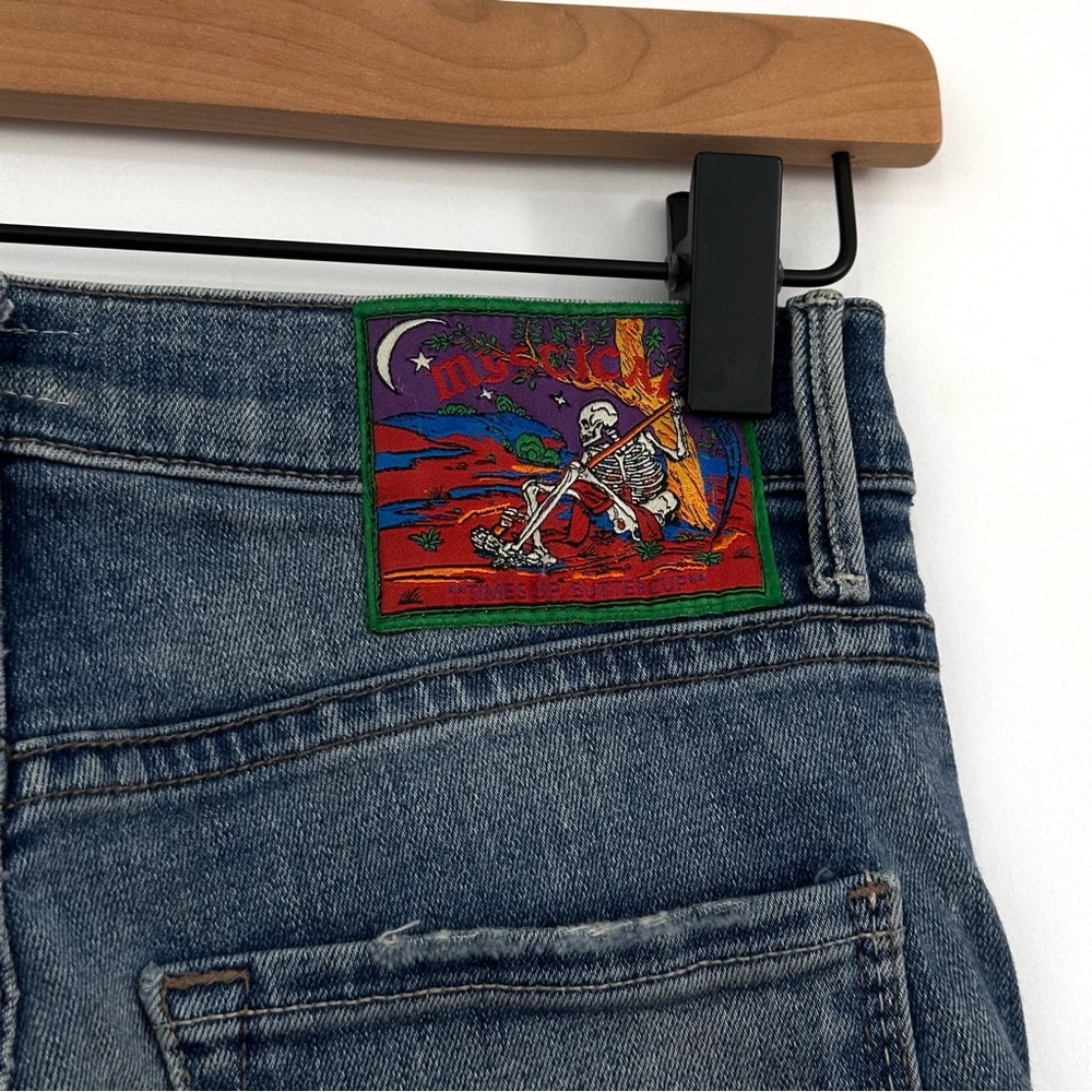 Mother Dazzler Crop Mystical Jeans in Laws of Attraction